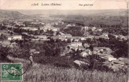 LOIRE ( Rhône ) Vue Générale Circulée Timbrée 1909 - Loire Sur Rhone