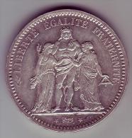 5 Francs. Hercule. 1873 A - - 5 Francs