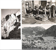 Deutschland - Ruhpolding - 3 AK - Seilbahn - Ortsansicht Mit Hochfelln - Glockenschmiede Bei Ruhpolding - Ruhpolding