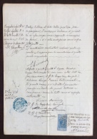 1904 CONSOLATO GENERALE D'ITALIA IN MARSIGLIA : DOCUMENTO. BOLLO E FIRMA DEL CONSOLE + MARCA DA BOLLO AFFARI ESTERI - Revenue Stamps
