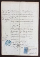 1904 CONSOLATO GENERALE D'ITALIA IN MARSIGLIA : DOCUMENTO. BOLLO E FIRMA DEL CONSOLE + MARCA DA BOLLO AFFARI ESTERI - Fiscales