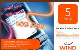 X WIND RICARICA Télécarte Phonecard Telefonkart TEMATICA TELEFONI - Telefone