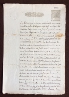 CORDOBA  ARGENTINA DOCUMENTO IN BOLLO DI CITTADINO ITALIANO CON RARI TIMBRI E FIRME - 1909 - Steuermarken