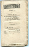 Recueil De Notices Sur MM. Moisson-Devaux, De Janville Et Gagnerot, Membres De La Sté D´Agriculture Et Commerce De Caen - Normandie