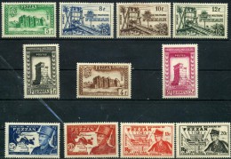 FEZZAN  43/53*  Série Complète Territoire Militaire - Unused Stamps