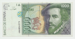 Spain 1000 Pesetas 1992 VF++ P 163 - [ 4] 1975-…: Juan Carlos I.