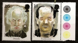 Grande-Bretagne Great Britain 1997 N° 1957 / 8 ** Europa, Contes, Légendes, Vampire, Dracula, Bram Stoker, Frankenstein - Unused Stamps