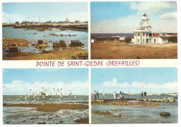 CPSM FRANCE 44 LOIRE-ATLANTIQUE PREFAILLES - Pointe De Saint-Gildas - Multivues 1967 - Préfailles