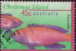 1996 - Christmas Island Marine Life 45c PRINCESS ANTHIAS Stamp FU - Christmaseiland