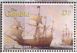 WAG+ Gambia 2001 Mi 4534 Mnh "Mary Rose" - Gambia (1965-...)