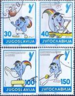 YU 1986-2190-3 UNIVERSIADA, YUGOSLAVIA, 4v, Used - Usati