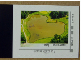 A4-18 : Etang  -  Lac De L'Ailette (autocollant / Autoadhésif) - Neufs
