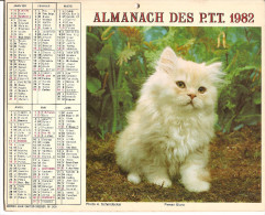 ALMANACH DES PTT Année 1982 - Big : 1981-90