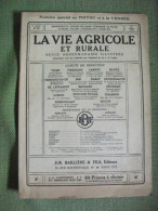 Revue La Vie Agricole Et Rurale Poitou Vendée 1913 élevage Vache Race Mulet - Poitou-Charentes