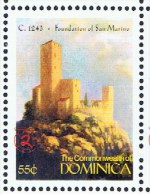 WD+ Dominica 1999 Mi 2776 Mnh Millenium: San Marino - Dominique (1978-...)