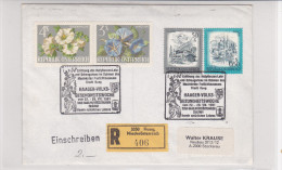 Haag 1981 - Heilpflanzen - Recommandé Einschreiben Breif -  Fleurs Flowers Plantes Blumen Pflanz - Maschinenstempel (EMA)