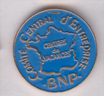 Banque BNP , Comité Central D´Entreprise , Centre De Vacances  , Carte De France , Bleu - Banks