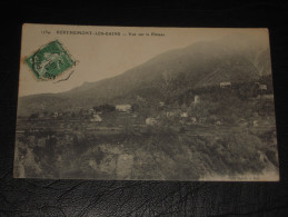 Cpa 06 (Roquebilière) - BERTHEMONT LES BAINS - Vue Sur Le Plateau - Circulé 1912 Cad Ambulant - Roquebilliere