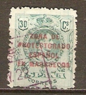 MAROC  ESPAGNOL   -      1916  -   Y&T N° 72 Oblitéré - Marocco Spagnolo