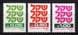 ISRAEL - 1980/81 YT 771+775+778 ** - Nuovi (senza Tab)