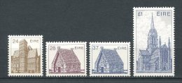 IRLANDE 1985 N° 571/574 ** Neufs = MNH Superbes Cote 12 € Architecture Irlandaise Série Courante - Unused Stamps