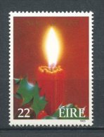 IRLANDE 1985 N° 586 ** Neuf = MNH Superbe Cote 1,25 € Noël Christmas Bougie Et Houx Flore Fleurs Flora - Unused Stamps