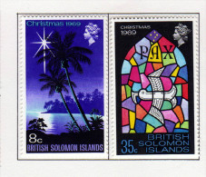 Iles Salomon (1969)  - "Noël" Neufs* - British Solomon Islands (...-1978)