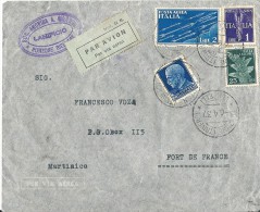 Lettre Pour FORT DE FRANCE 1943 - Luftpost