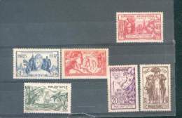 MAURITANIE SERIE COMPLETE N°66/71 N* TB EXPO PARIX 1937 - Ongebruikt