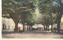 VALLON PONT D´ARC - 07 - CARTE COLORISEE De La Place Armand Puaux - VAN - - Vallon Pont D'Arc