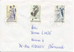 Austria Cover Sent To Denmark Rosenburg 27-10-1988 - Brieven En Documenten