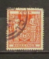 Nuova Zelanda 1940 Stamp Duty 4 Shillings - Gebruikt