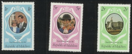 Republic Of Maldives 1981 Royal Wedding MNH - Maldives (...-1965)