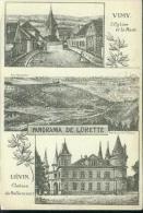 Lievin - Vimy . Panorama Multivue Rare Carte Um 1915 - Lievin