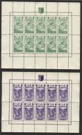 ITALY, LIBERATION ISSUE 1945 FOR AOSTA, FULL SET + 2 SOUVENIR SHEETS, UNUSED - Local And Autonomous Issues