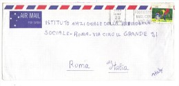 BIG - AUSTRALIA , Lettera Per L'Italia 23/05/1989 - Briefe U. Dokumente