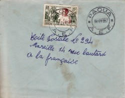 PAOUA OUBANGUI AFRIQUE COLONIE FRANÇAISE AVION > FRANCE TIMBRE LIEUTENANT GOUVERNEUR CUREAU SUPERBE LETTRE MARCOPHILIE - Brieven En Documenten