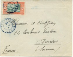 N°82 Sur Lettre De Dakar Du 8-11-27 (27 Inversé Sur Timbre à Date) Pour Amiens - Lettres & Documents