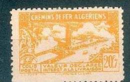 ALGERIE COLIS POSTAUX N°118 N* VARIETE SANS SURCHARGE TB COTE 13 EUROS TIMBRE PARFAIT  CONTRAIREMENT AU SCAN - Parcel Post