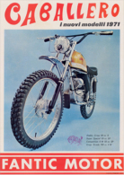 Fantic Caballero 50 Produzione 1971depliant Originale Genuine Factory Brochure Prospekt - Motorräder
