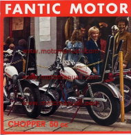Fantic Chopper 50 1973 Depliant Originale Testo Francese Texte Français Genuine Brochure Prospekt - Motor Bikes
