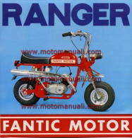 Fantic DIABLO CROSS 50 - RANGER 50 1972 Depliant Originale Italiano Genuine Brochure Prospekt - Moto