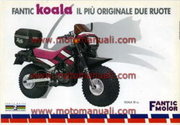 Fantic KOALA 50 1988 Depliant Originale Italiano  Genuine Brochure Prospekt - Motor Bikes