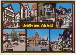 Grüße Aus ALSFELD - Mehrbildkarte M. Untergasse, Hofstatt, Marktplatz .... - Alsfeld