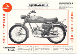 Garelli GRAN TURISMO 50 1967 Depliant Originale Genuine Brochure Prospekt - Motor Bikes