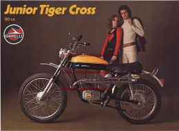 Garelli JUNIOR TIGER CROSS 50 1971 Depliant Originale Genuine Brochure Prospekt - Motos