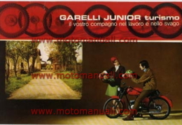 Garelli JUNIOR TURISMO 50 1967 Depliant Originale Genuine Brochure Prospekt - Motorräder