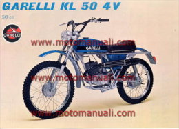 Garelli KL 50 4V 1969 Cross Depliant Originale Genuine Brochure Prospekt - Moto