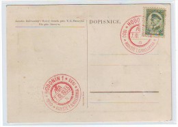 CZECHOSLOVAKIA Stamped Stationery,T.Masaryk,birth Place ,1935 - Postcards