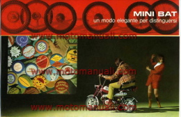 Garelli MINI BAT 50 1967 Depliant Originale Genuine Brochure Prospekt - Motor Bikes